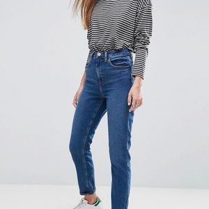 ASOS Fairleigh High Waist Slim Mom Jean